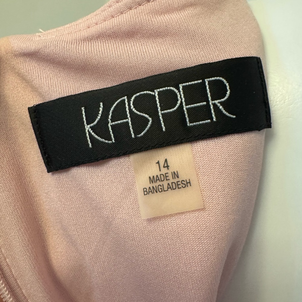 Kasper Women’s Tutu Pink Sheath Dress - Picture 3 of 3